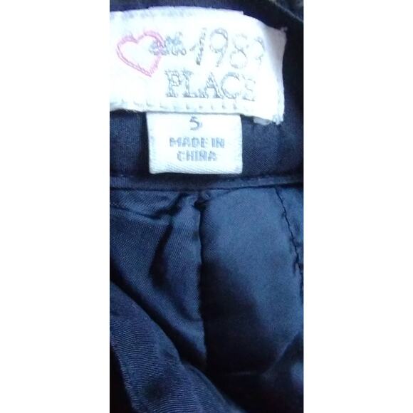 The Children's Place Kids Girl/Boy Snow Pants Black with Snap Size 5 - Picture 2 of 8